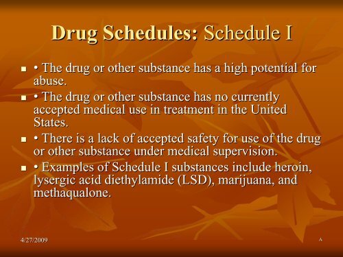 Amphetamine and Related Drugs