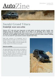 Autozine - Suzuki Grand Vitara - Autozine.eu