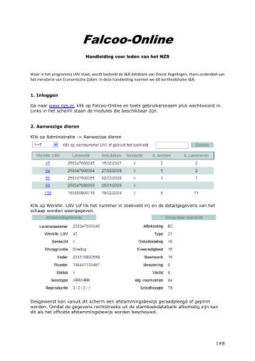 Stamboek Zwartbles Schapenstamboek - Falcoo-online.com