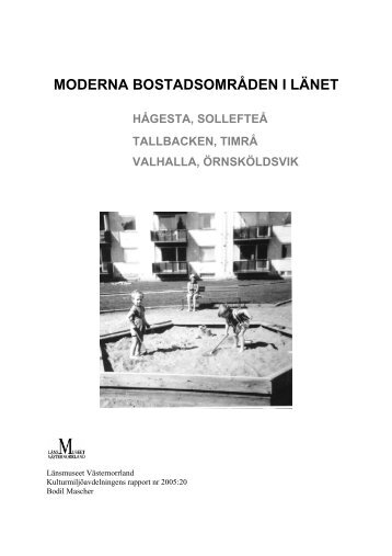 Moderna bostadsområden i länet - Murberget CollectiveAccess ...