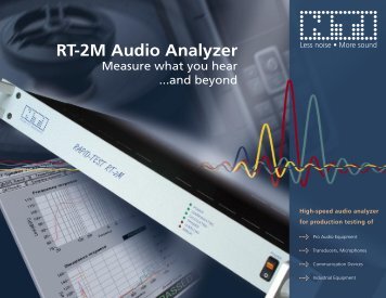 RT-2M Audio Analyzer