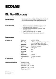 Blu Gard Spray pb - Ecolab