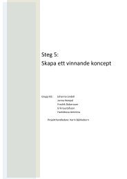 Steg 5: Skapa ett vinnande koncept - IKOT.se