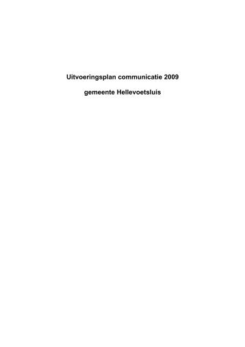 Uitvoeringsplan communicatie concept 5_11-03-09.pdf - Welkom bij ...