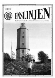 Enslinjen 2005 - Ekenäs Navigationsklubb rf