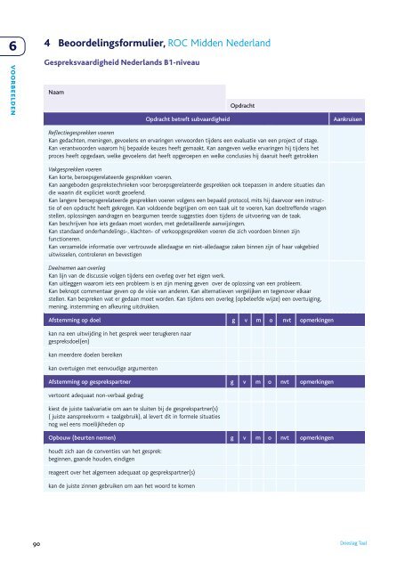 Drieslag Taal, Praktijkboek Taalbeleid Nederlands in het mbo (2010)