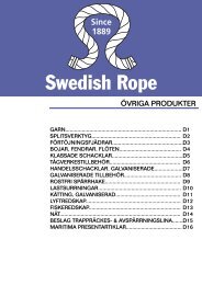 ÖVRIGA PRODUKTER - Swedish Rope