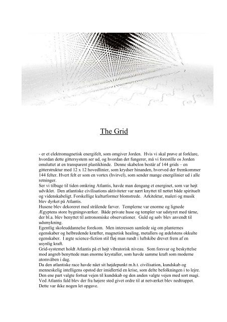 THE GRID - Birgitte Fich