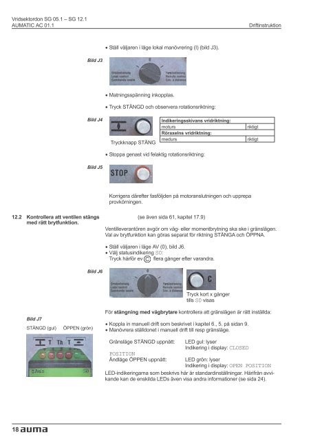 Vridsektordon SG 05.1 - SG 12.1 AUMATIC AC 01.1 ... - FS Data