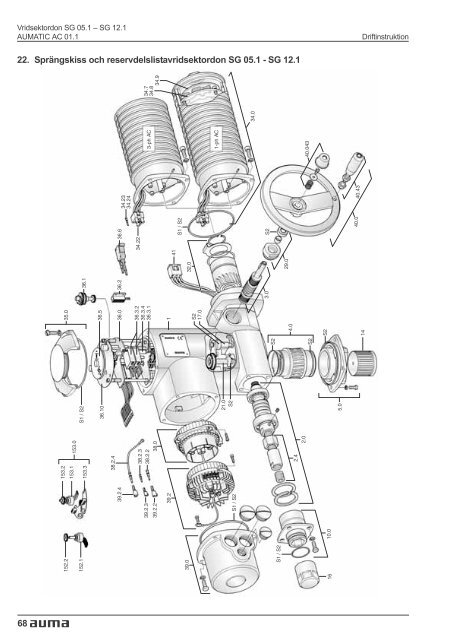 Vridsektordon SG 05.1 - SG 12.1 AUMATIC AC 01.1 ... - FS Data