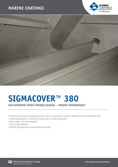 SIGMACOVER™ 380 - Sigma | coatings