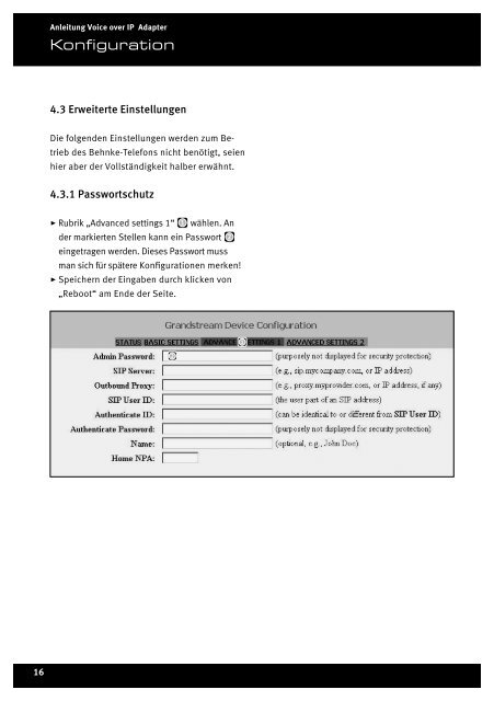 Anleitung V 1.1 - Telecom Behnke