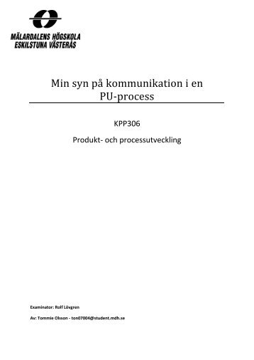 Essaer vt 2012\TO-Kommunikation.pdf - Rolf Lövgren