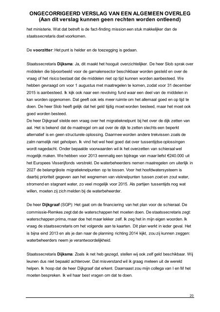 Ongecorrigeerd verslag AO Visserij.pdf - Tweede Kamer