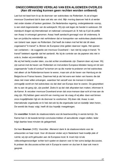 Ongecorrigeerd verslag AO Visserij.pdf - Tweede Kamer