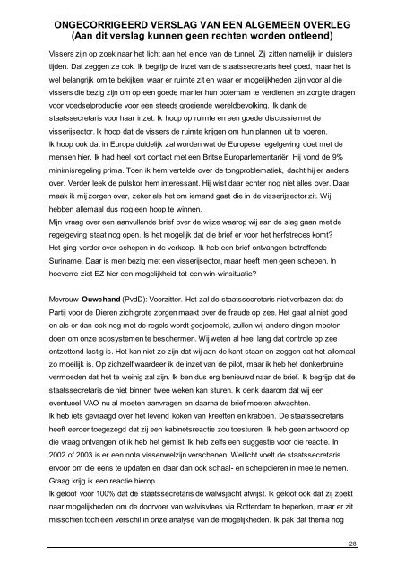Ongecorrigeerd verslag AO Visserij.pdf - Tweede Kamer