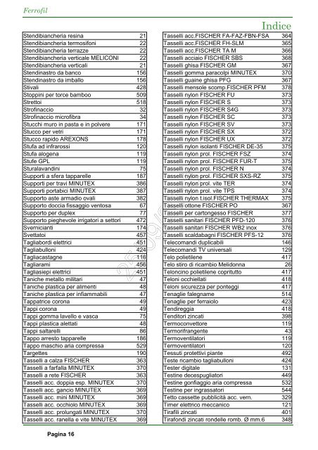 Catalogo Ferrofil 25/09/2013