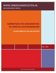 GORBATSJOV EN AFGHANISTAN: DE OORLOG GEAFGHANISEERD