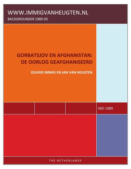 GORBATSJOV EN AFGHANISTAN: DE OORLOG GEAFGHANISEERD