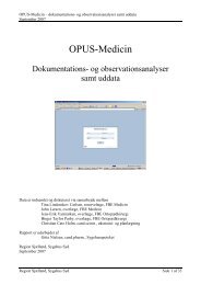 opus-dokumentation- og observationsanalyser samt ... - Samnet