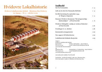 Hvidovre Lokalhistorie - Hvidovre Lokalhistoriske Selskab