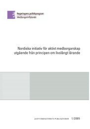 OMJU 2005:1, Nordiska initiativ för aktivt medborgarskap utgående ...