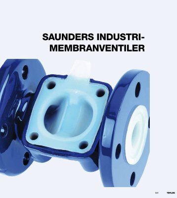 SAUNDERS INDUSTRI9 MEMBRANVENTILER - GPA