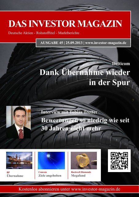 DAS INVESTOR MAGAZIN - Ausgabe 45