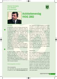 Activiteitenverslag VVOG 2002