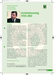 Activiteitenverslag VVOG 2002