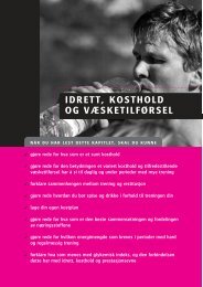 idrett, kosthold og væsketilførsel - Gyldendal Norsk Forlag