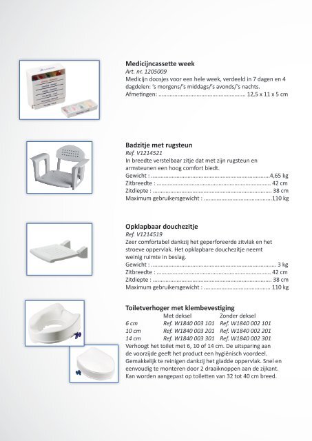 CVA brochure - Thuasne Nederland