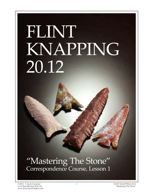 flint knapping 20 - StoneBreaker-FSC