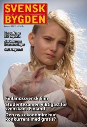 Svenskbygden 2-2011 - Svenska folkskolans vänner