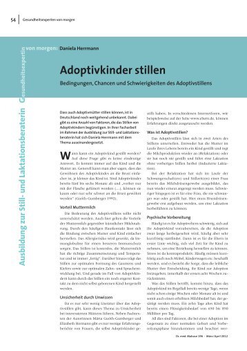 Adoptivkinder stillen - Mabuse Verlag