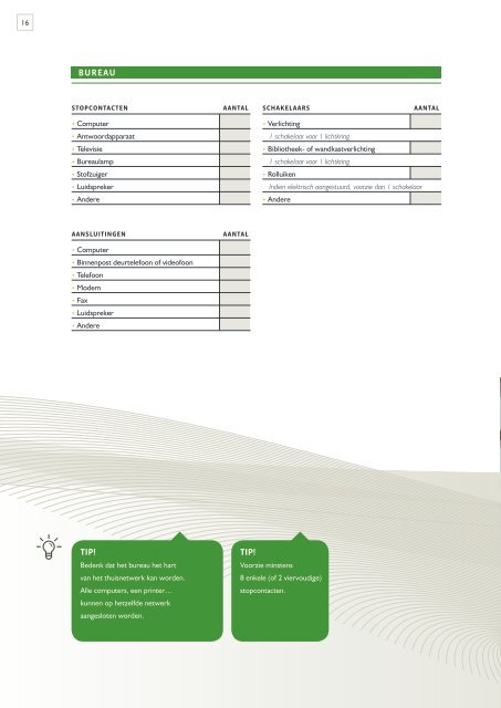 Een checklist voor de aanleg van elektra