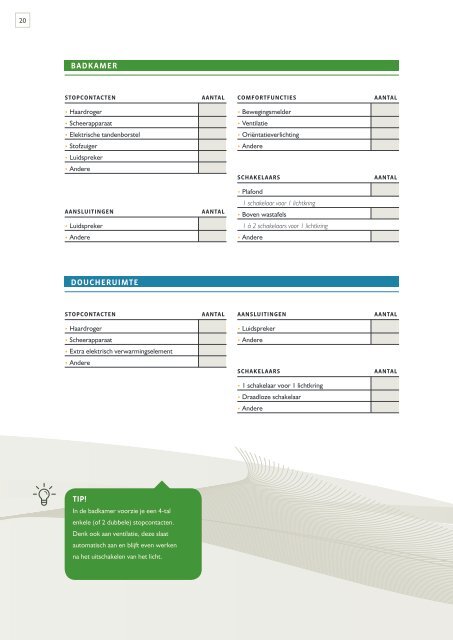 Een checklist voor de aanleg van elektra