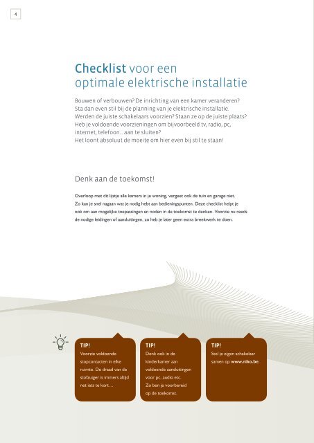 Een checklist voor de aanleg van elektra