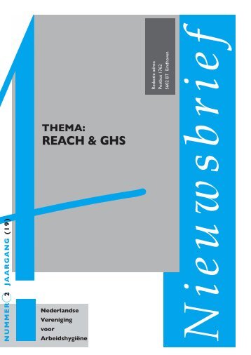 Nieuwsbrief 2008/02: REACH en GHS - Nederlandse Vereniging ...