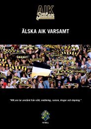 ÄLSKA AIK VARSAMT