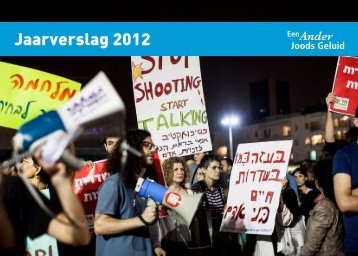 Jaarverslag 2012 - Een Ander Joods Geluid