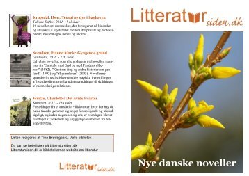 Nye danske noveller / PDF-liste - Litteratursiden