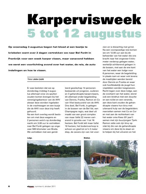 Verenigingsblad Jaargang 39, nummer 4, september 2011. Gratis ...