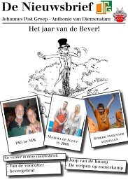 Nieuwsbrief 1 - Johannes Post Groep