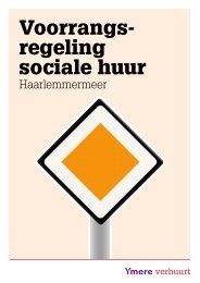 Voorrangsregeling sociale huur Haarlemmermeer - Ymere