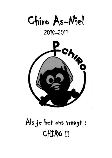 2010-2011 1 - Chiro As-Niel