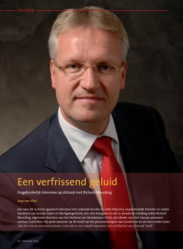 Richard Weurding - Nederlandse Bond voor Pensioenbelangen