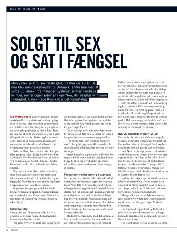 Mercy blev solgt til sex første gang, da hun var 15 år. Da hun blev ...