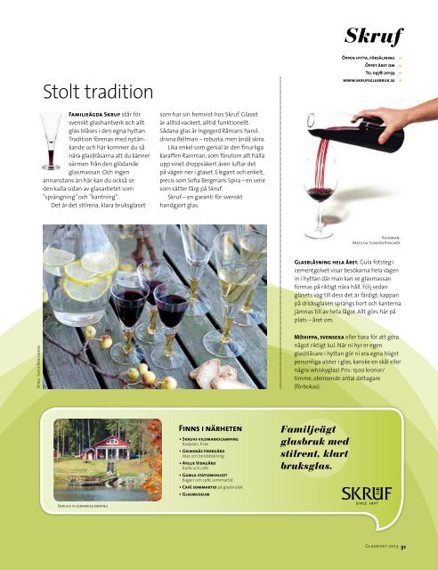 Glasriket Magasin 2013