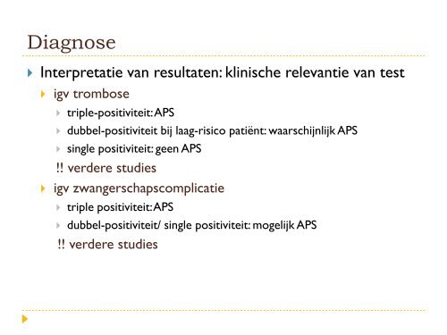 Het antifosfolipiden syndroom - UZ Leuven